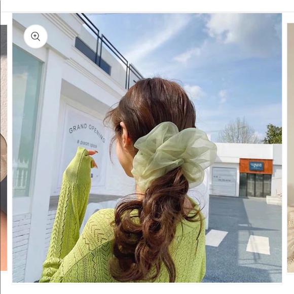 Oversize Organza Scrunchie - Picture 3 of 4